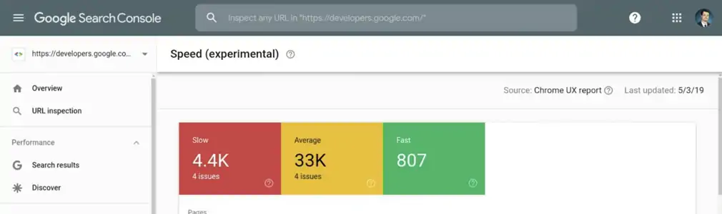 New Removals report in Search Console